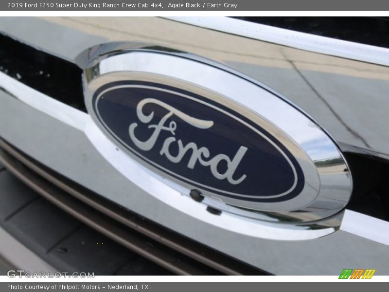 Agate Black / Earth Gray 2019 Ford F250 Super Duty King Ranch Crew Cab 4x4