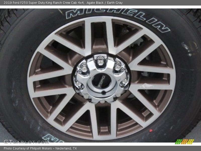 Agate Black / Earth Gray 2019 Ford F250 Super Duty King Ranch Crew Cab 4x4