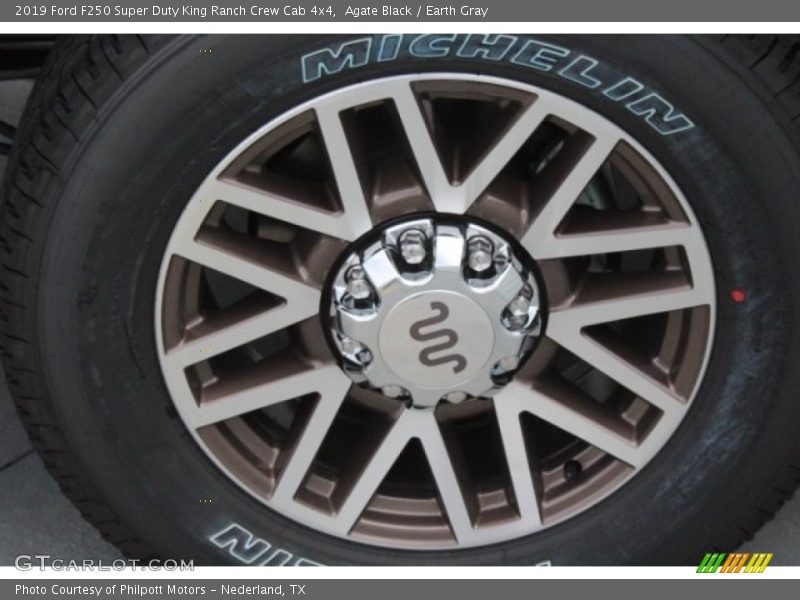 Agate Black / Earth Gray 2019 Ford F250 Super Duty King Ranch Crew Cab 4x4
