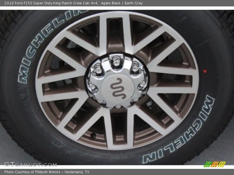 Agate Black / Earth Gray 2019 Ford F250 Super Duty King Ranch Crew Cab 4x4