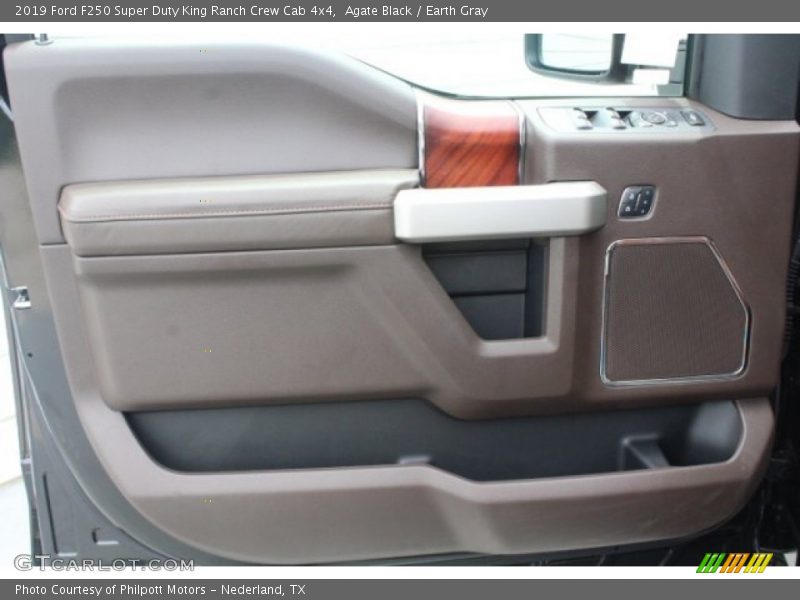 Agate Black / Earth Gray 2019 Ford F250 Super Duty King Ranch Crew Cab 4x4