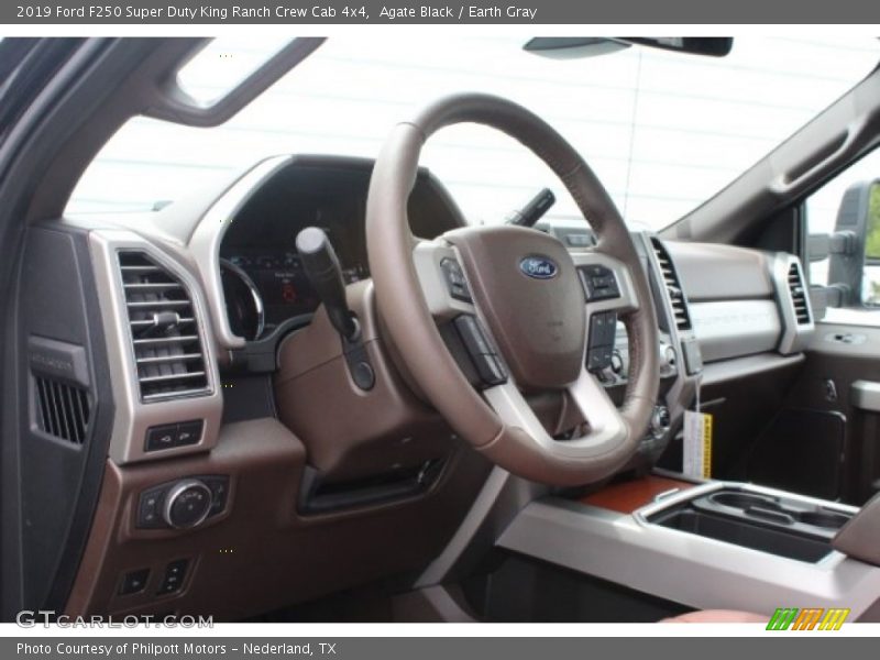 Agate Black / Earth Gray 2019 Ford F250 Super Duty King Ranch Crew Cab 4x4
