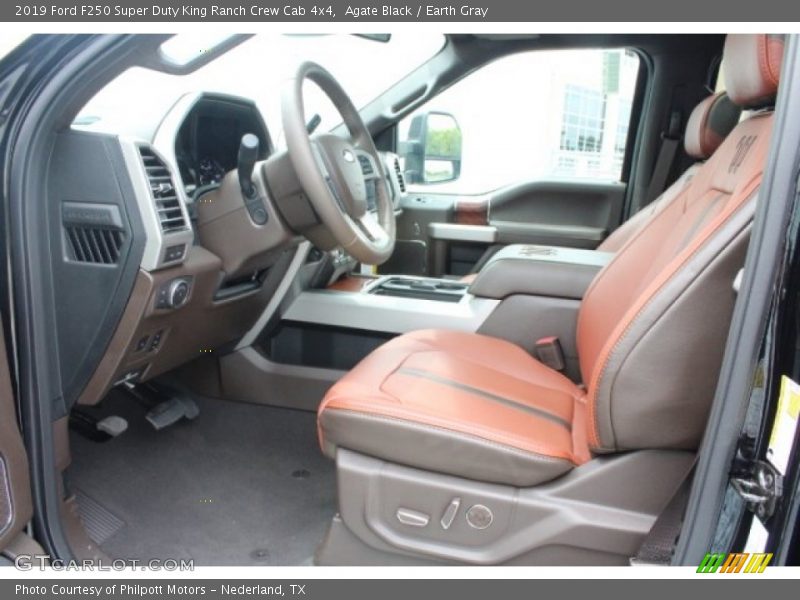 Agate Black / Earth Gray 2019 Ford F250 Super Duty King Ranch Crew Cab 4x4