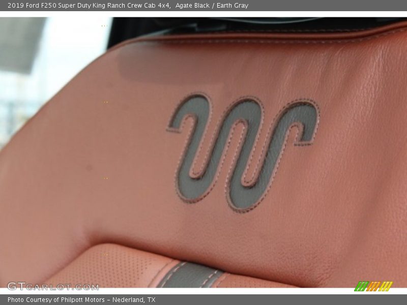 Agate Black / Earth Gray 2019 Ford F250 Super Duty King Ranch Crew Cab 4x4