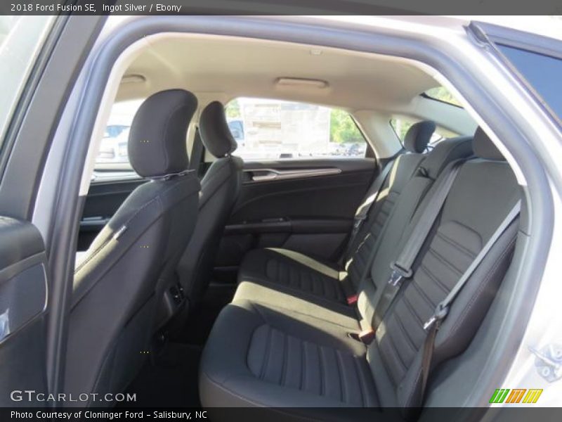 Ingot Silver / Ebony 2018 Ford Fusion SE