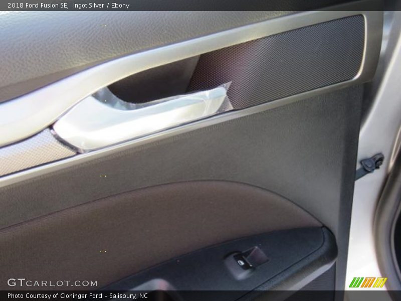 Ingot Silver / Ebony 2018 Ford Fusion SE
