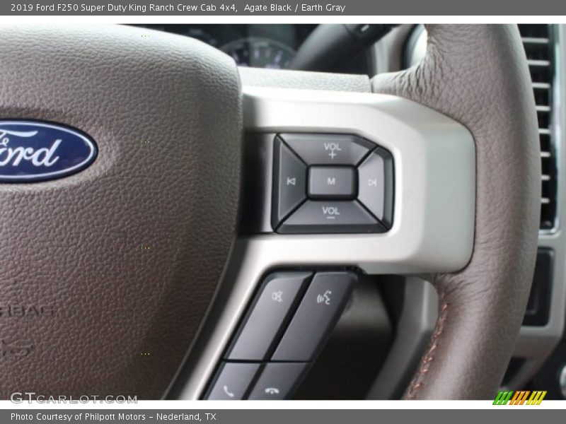 Agate Black / Earth Gray 2019 Ford F250 Super Duty King Ranch Crew Cab 4x4