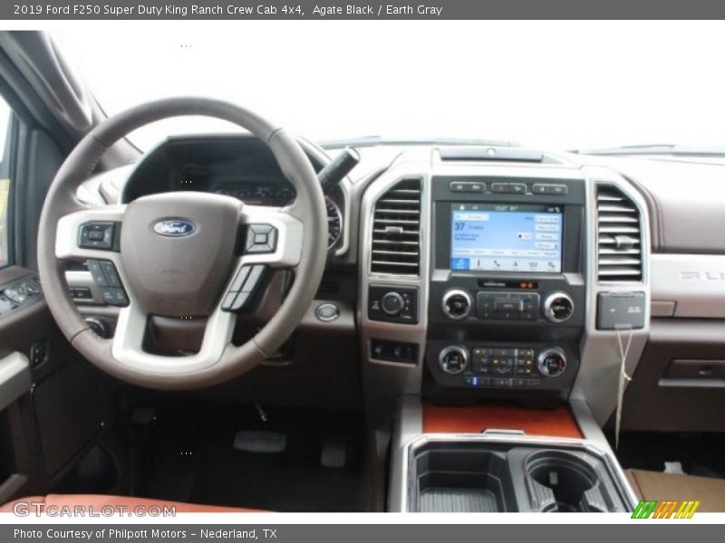 Agate Black / Earth Gray 2019 Ford F250 Super Duty King Ranch Crew Cab 4x4