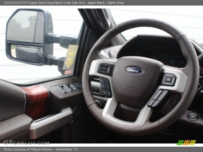 Agate Black / Earth Gray 2019 Ford F250 Super Duty King Ranch Crew Cab 4x4