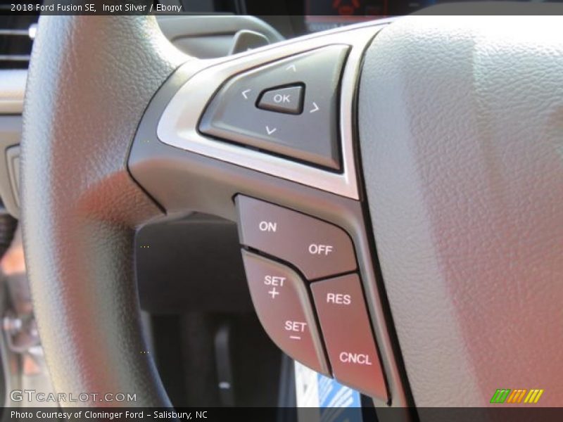 Ingot Silver / Ebony 2018 Ford Fusion SE