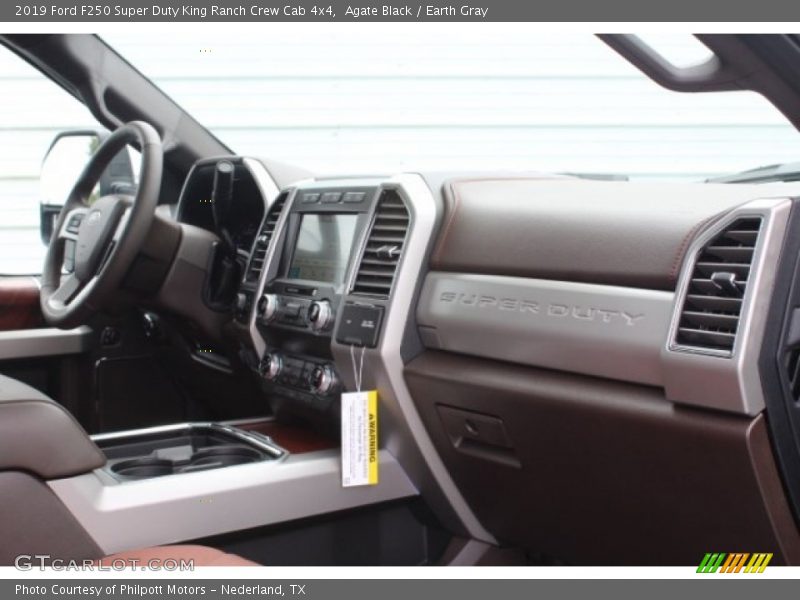 Agate Black / Earth Gray 2019 Ford F250 Super Duty King Ranch Crew Cab 4x4
