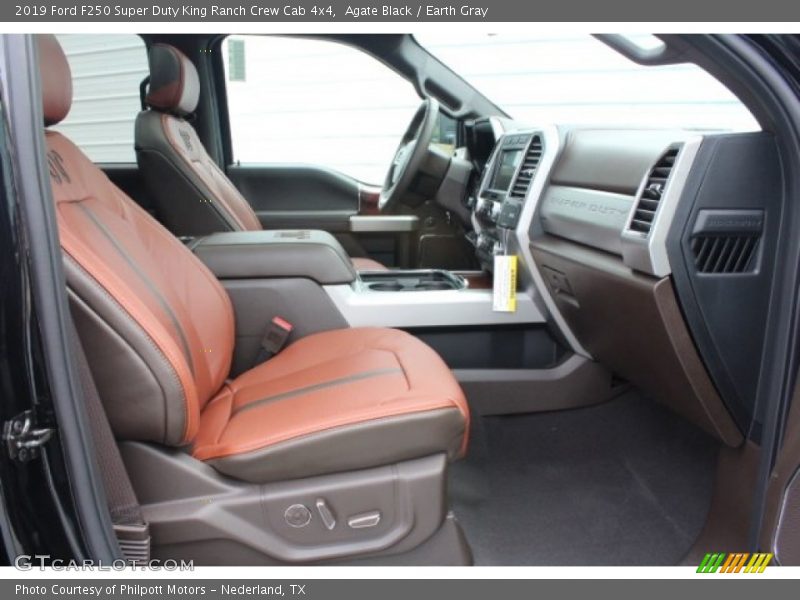 Agate Black / Earth Gray 2019 Ford F250 Super Duty King Ranch Crew Cab 4x4