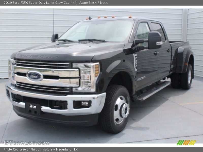 Agate Black / Black 2019 Ford F350 Super Duty Lariat Crew Cab 4x4
