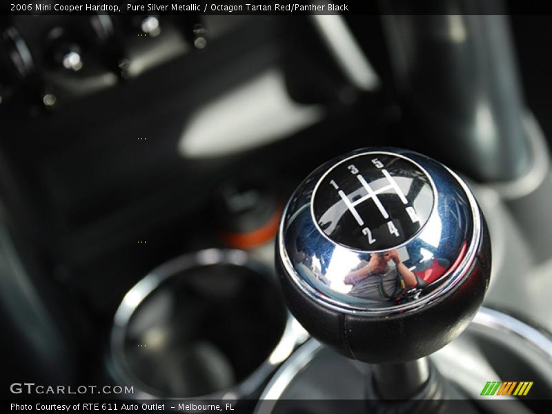 Pure Silver Metallic / Octagon Tartan Red/Panther Black 2006 Mini Cooper Hardtop