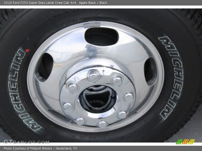 Agate Black / Black 2019 Ford F350 Super Duty Lariat Crew Cab 4x4