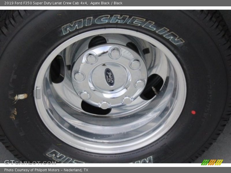 Agate Black / Black 2019 Ford F350 Super Duty Lariat Crew Cab 4x4