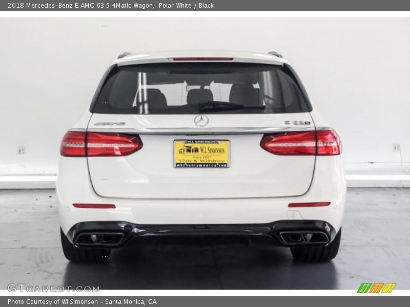 Polar White / Black 2018 Mercedes-Benz E AMG 63 S 4Matic Wagon