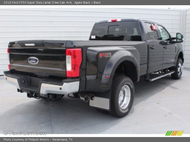 Agate Black / Black 2019 Ford F350 Super Duty Lariat Crew Cab 4x4