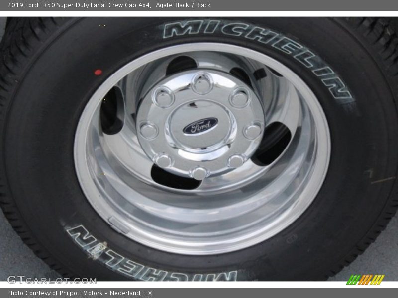 Agate Black / Black 2019 Ford F350 Super Duty Lariat Crew Cab 4x4