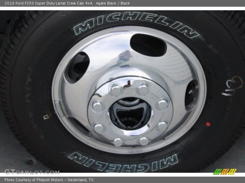 Agate Black / Black 2019 Ford F350 Super Duty Lariat Crew Cab 4x4