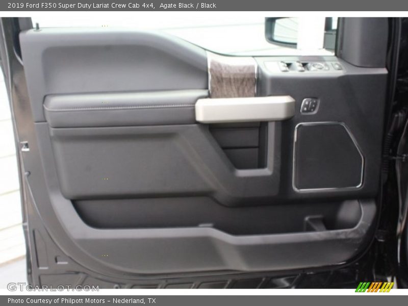 Agate Black / Black 2019 Ford F350 Super Duty Lariat Crew Cab 4x4