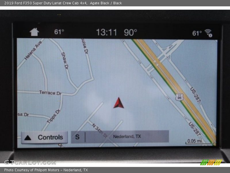 Navigation of 2019 F350 Super Duty Lariat Crew Cab 4x4