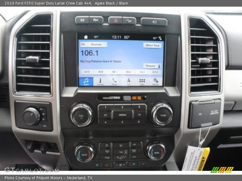 Controls of 2019 F350 Super Duty Lariat Crew Cab 4x4