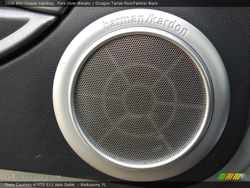 Pure Silver Metallic / Octagon Tartan Red/Panther Black 2006 Mini Cooper Hardtop