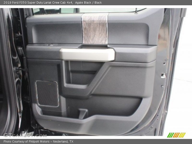 Agate Black / Black 2019 Ford F350 Super Duty Lariat Crew Cab 4x4