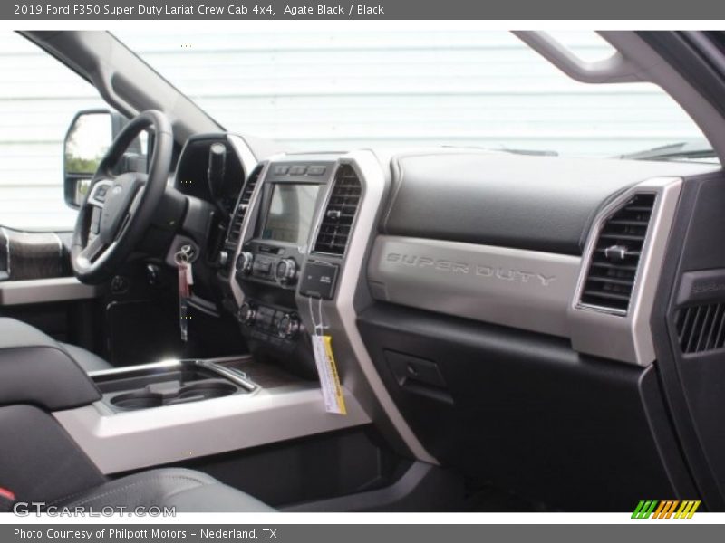 Agate Black / Black 2019 Ford F350 Super Duty Lariat Crew Cab 4x4