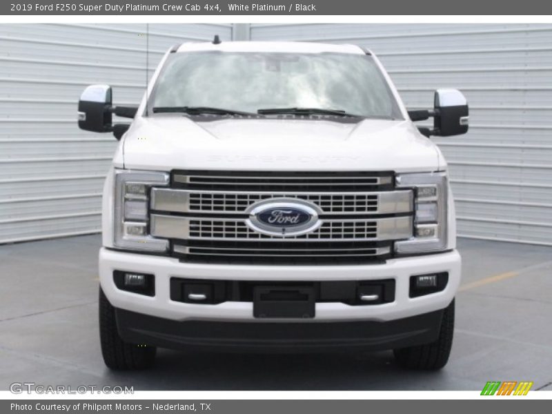 White Platinum / Black 2019 Ford F250 Super Duty Platinum Crew Cab 4x4