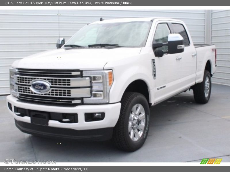 White Platinum / Black 2019 Ford F250 Super Duty Platinum Crew Cab 4x4