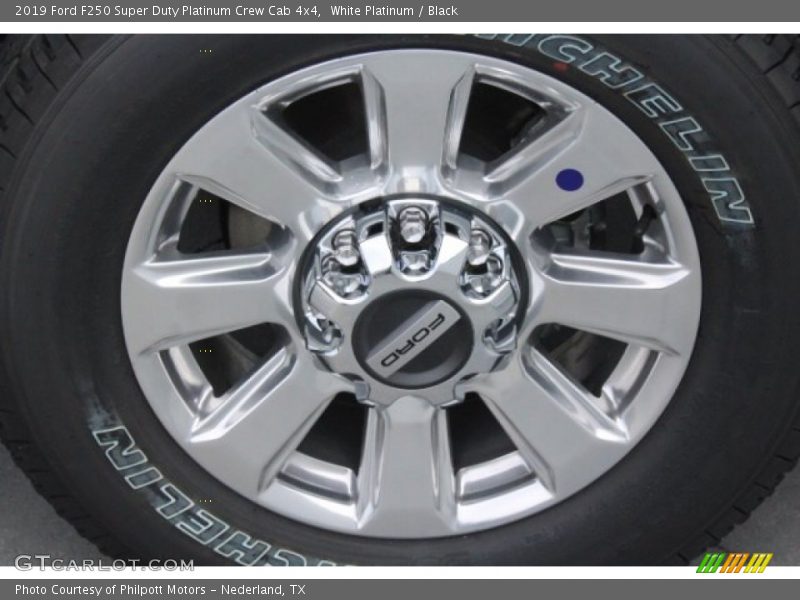 White Platinum / Black 2019 Ford F250 Super Duty Platinum Crew Cab 4x4