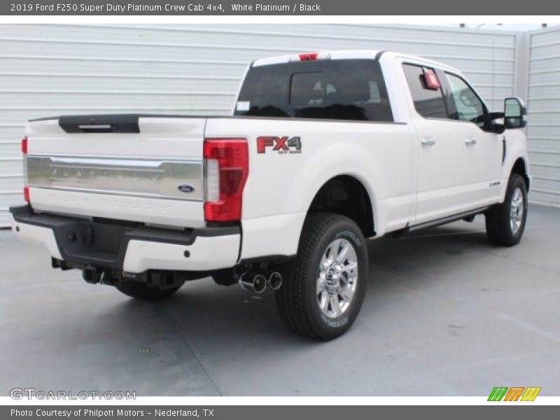 White Platinum / Black 2019 Ford F250 Super Duty Platinum Crew Cab 4x4