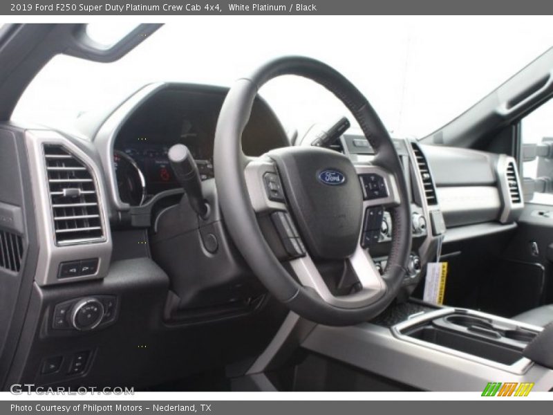 White Platinum / Black 2019 Ford F250 Super Duty Platinum Crew Cab 4x4