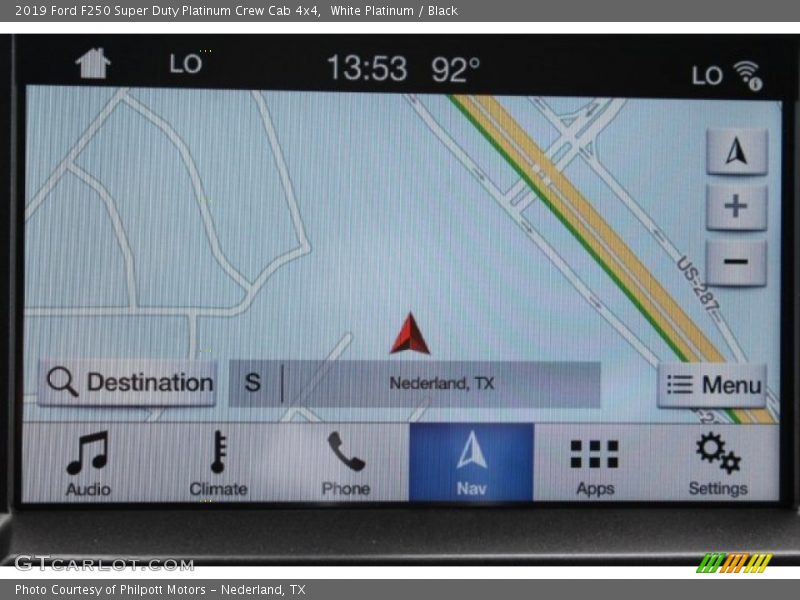 White Platinum / Black 2019 Ford F250 Super Duty Platinum Crew Cab 4x4