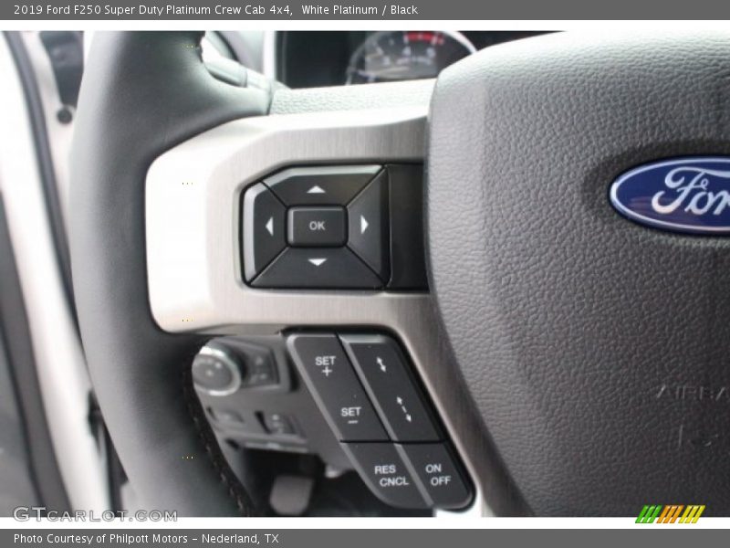 White Platinum / Black 2019 Ford F250 Super Duty Platinum Crew Cab 4x4