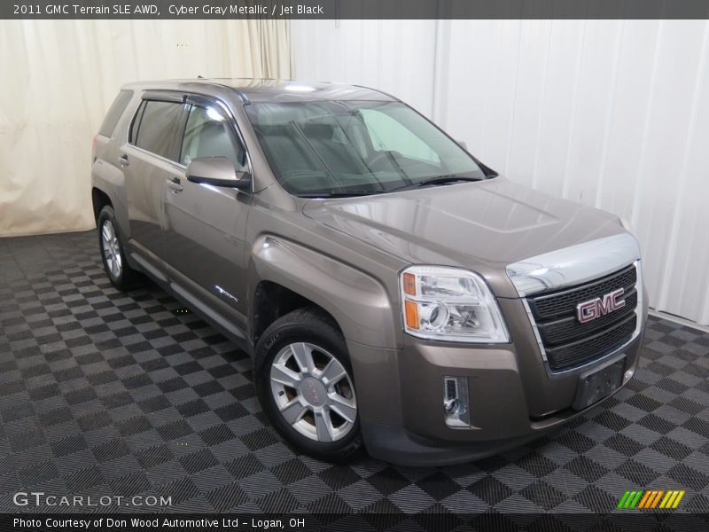 Cyber Gray Metallic / Jet Black 2011 GMC Terrain SLE AWD