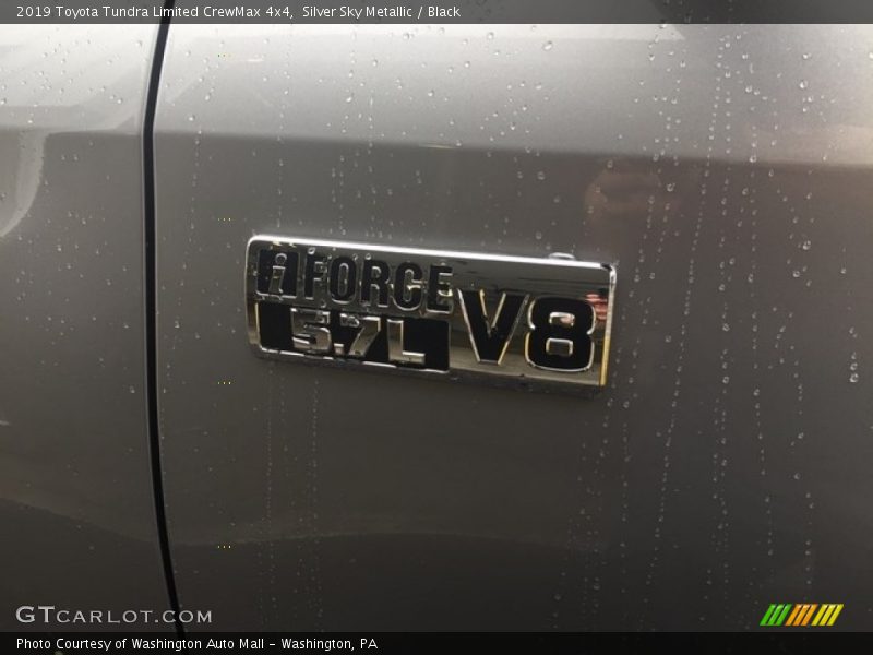 Silver Sky Metallic / Black 2019 Toyota Tundra Limited CrewMax 4x4