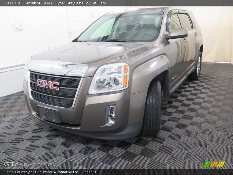 Cyber Gray Metallic / Jet Black 2011 GMC Terrain SLE AWD