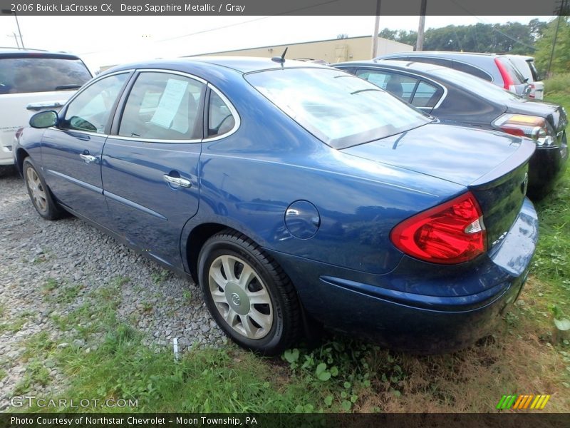 Deep Sapphire Metallic / Gray 2006 Buick LaCrosse CX