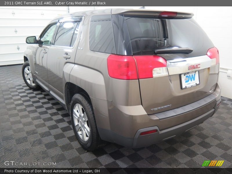 Cyber Gray Metallic / Jet Black 2011 GMC Terrain SLE AWD