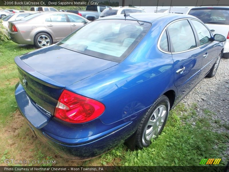 Deep Sapphire Metallic / Gray 2006 Buick LaCrosse CX