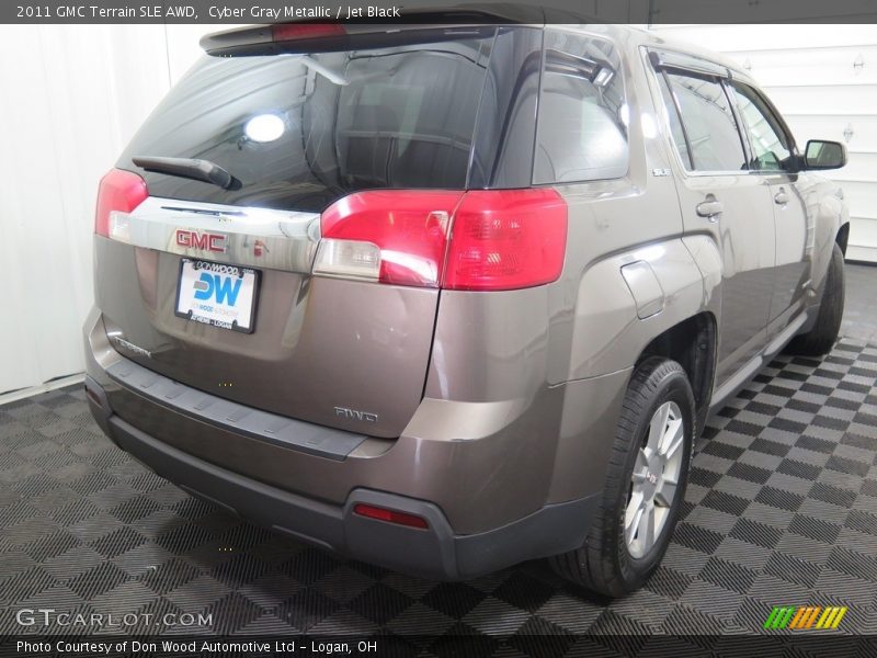 Cyber Gray Metallic / Jet Black 2011 GMC Terrain SLE AWD