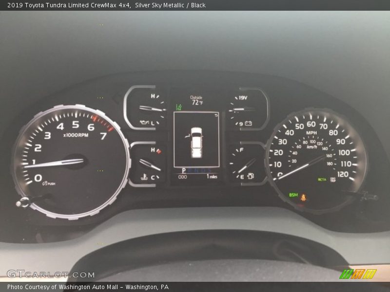 Silver Sky Metallic / Black 2019 Toyota Tundra Limited CrewMax 4x4