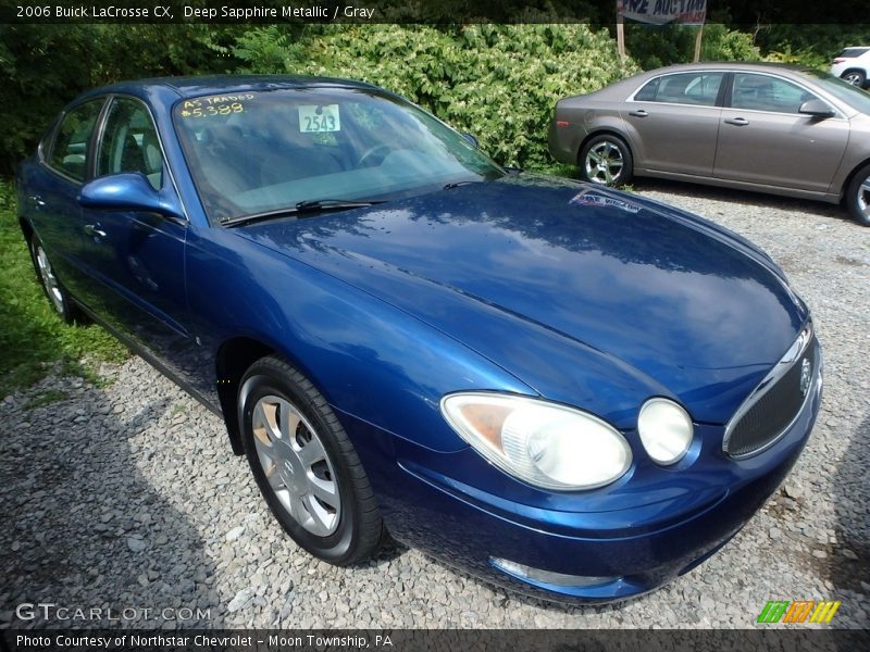 Deep Sapphire Metallic / Gray 2006 Buick LaCrosse CX