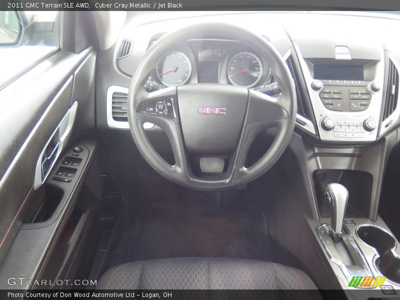 Cyber Gray Metallic / Jet Black 2011 GMC Terrain SLE AWD