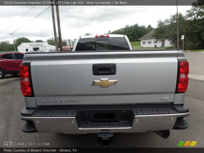 Silver Ice Metallic / Jet Black 2019 Chevrolet Silverado 3500HD LTZ Crew Cab 4x4