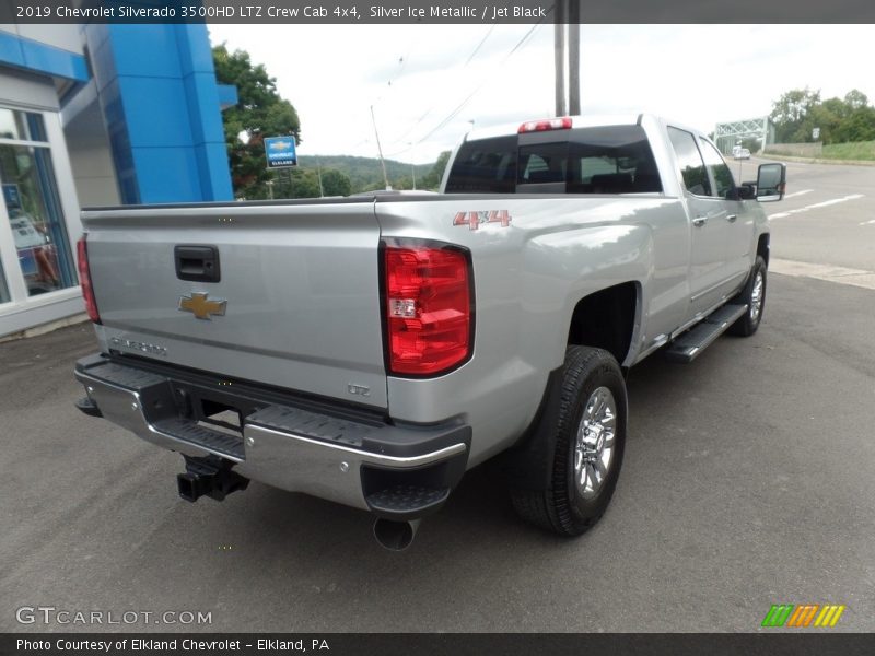 Silver Ice Metallic / Jet Black 2019 Chevrolet Silverado 3500HD LTZ Crew Cab 4x4