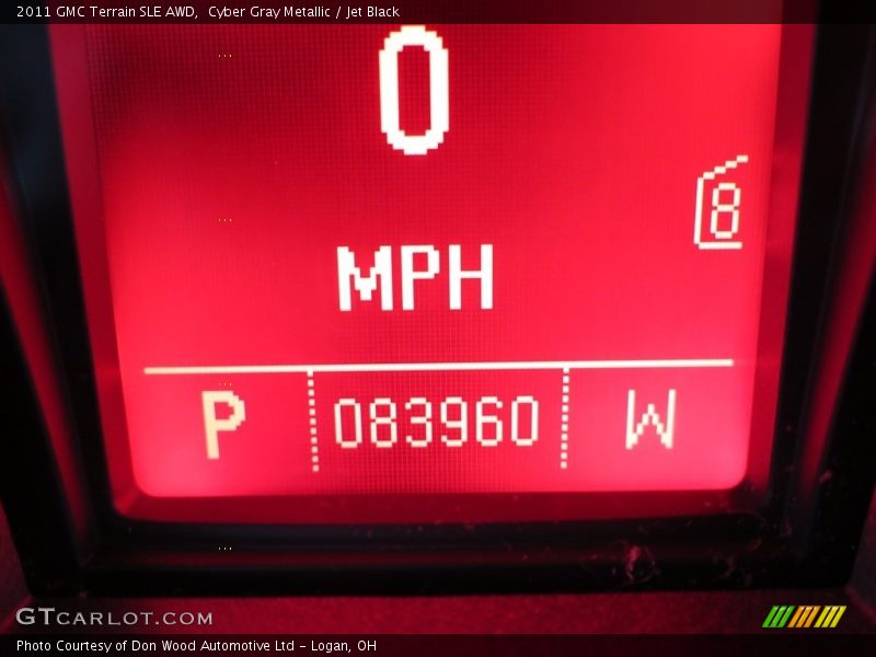 Cyber Gray Metallic / Jet Black 2011 GMC Terrain SLE AWD